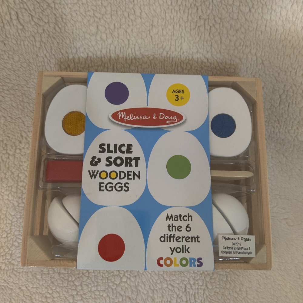 Melissa wooden eggs